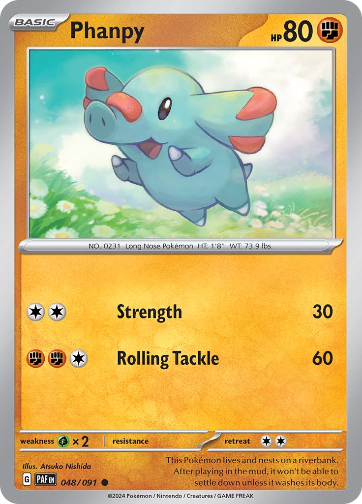 Phanpy (048/091) [Scarlet & Violet: Paldean Fates] | Jomio and Rueliete's Cards and Comics
