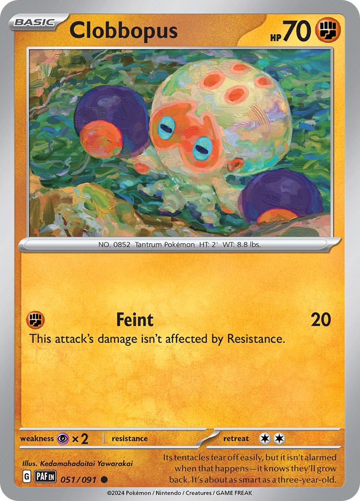 Clobbopus (051/091) [Scarlet & Violet: Paldean Fates] | Jomio and Rueliete's Cards and Comics