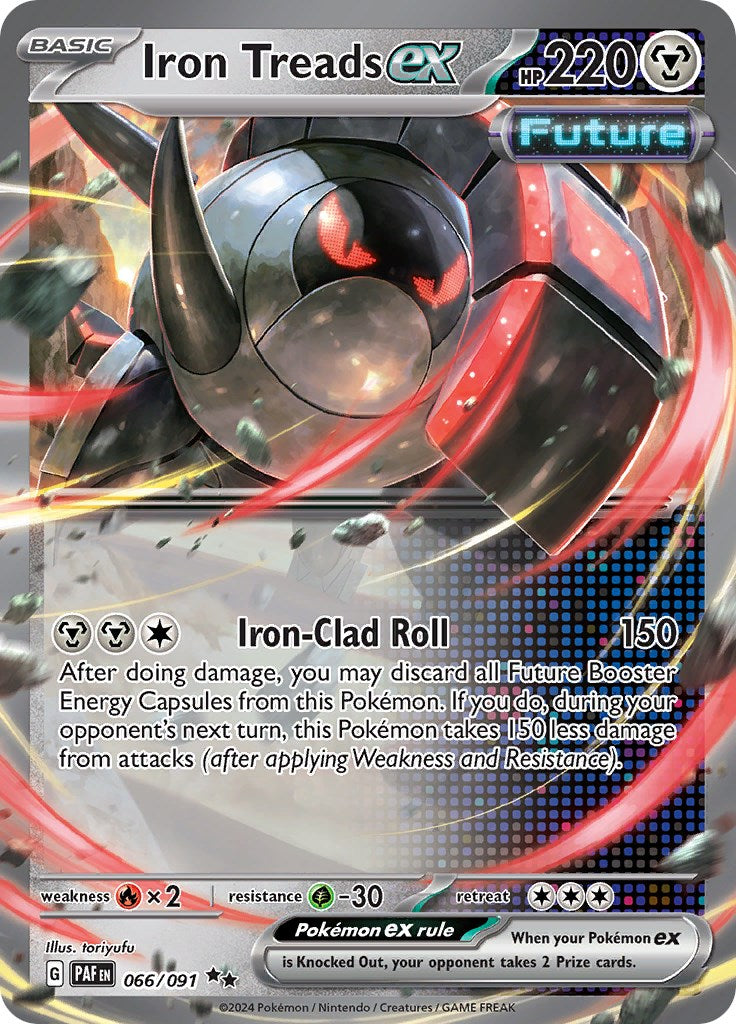 Iron Treads ex (066/091) [Scarlet & Violet: Paldean Fates] | Jomio and Rueliete's Cards and Comics