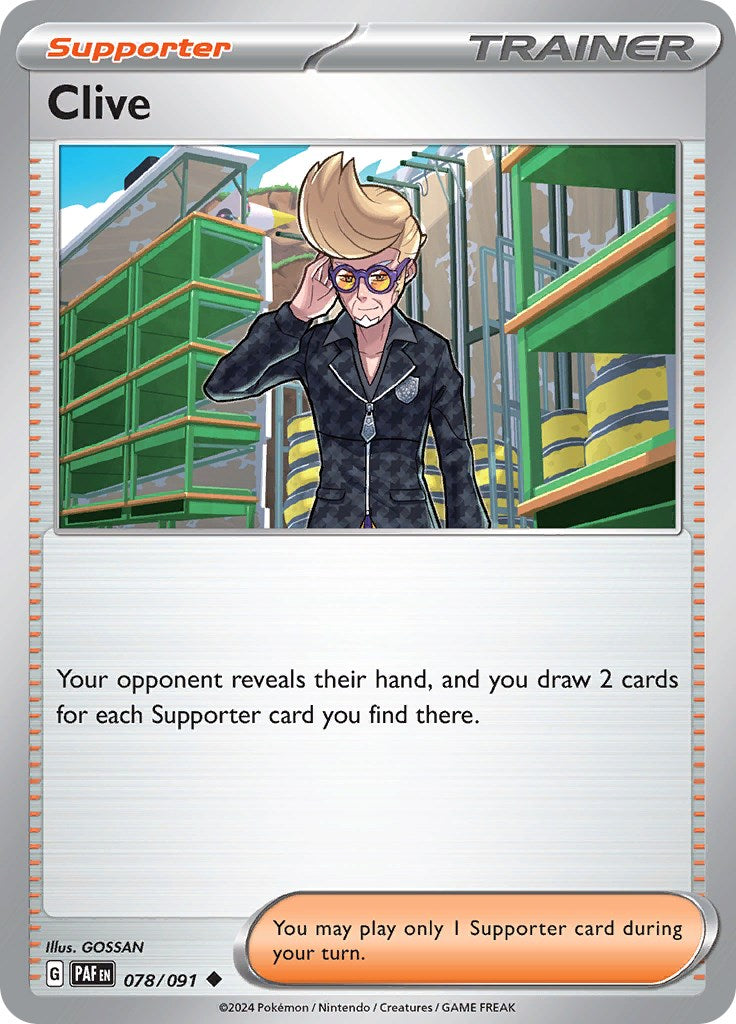 Clive (078/091) [Scarlet & Violet: Paldean Fates] | Jomio and Rueliete's Cards and Comics