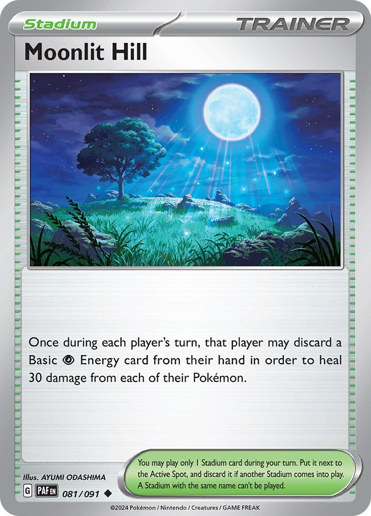 Moonlit Hill (081/091) [Scarlet & Violet: Paldean Fates] | Jomio and Rueliete's Cards and Comics