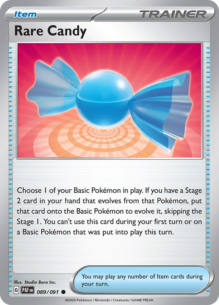 Rare Candy (089/091) [Scarlet & Violet: Paldean Fates] | Jomio and Rueliete's Cards and Comics