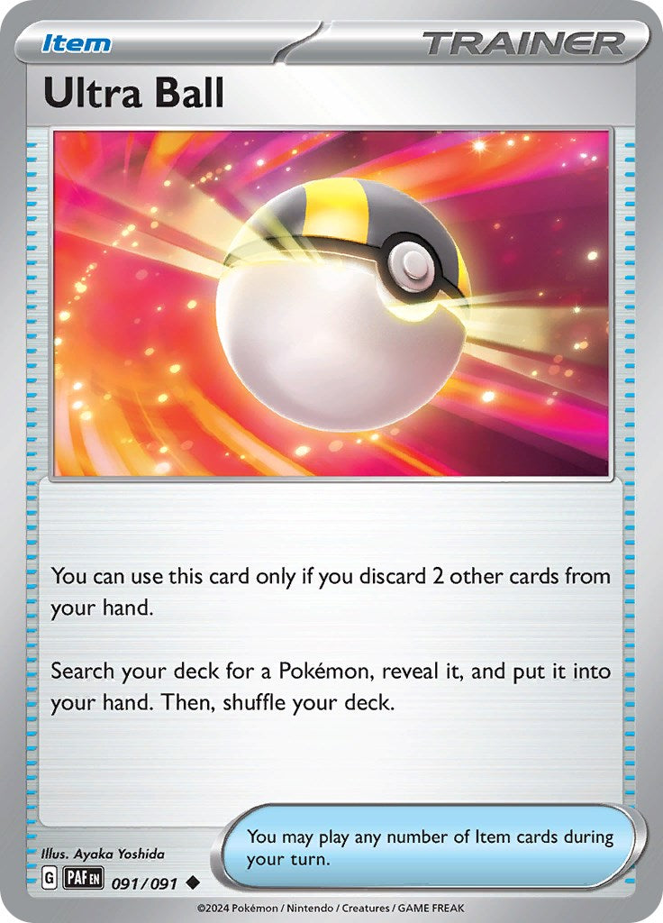 Ultra Ball (091/091) [Scarlet & Violet: Paldean Fates] | Jomio and Rueliete's Cards and Comics