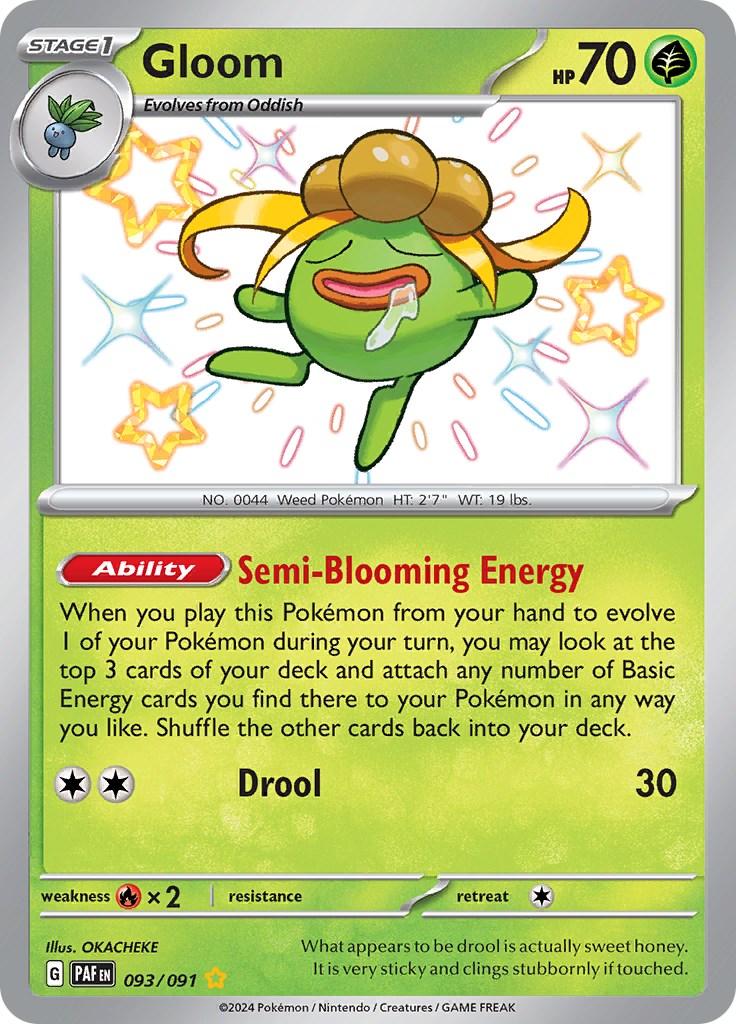 Gloom (093/091) [Scarlet & Violet: Paldean Fates] | Jomio and Rueliete's Cards and Comics