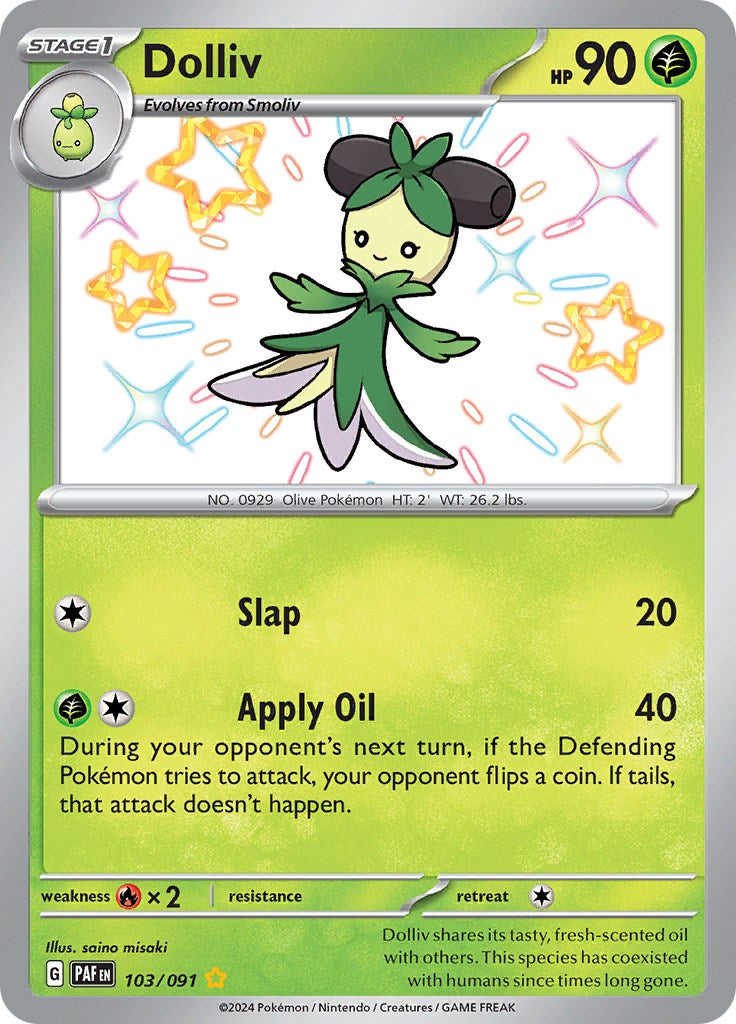 Dolliv (103/091) [Scarlet & Violet: Paldean Fates] | Jomio and Rueliete's Cards and Comics