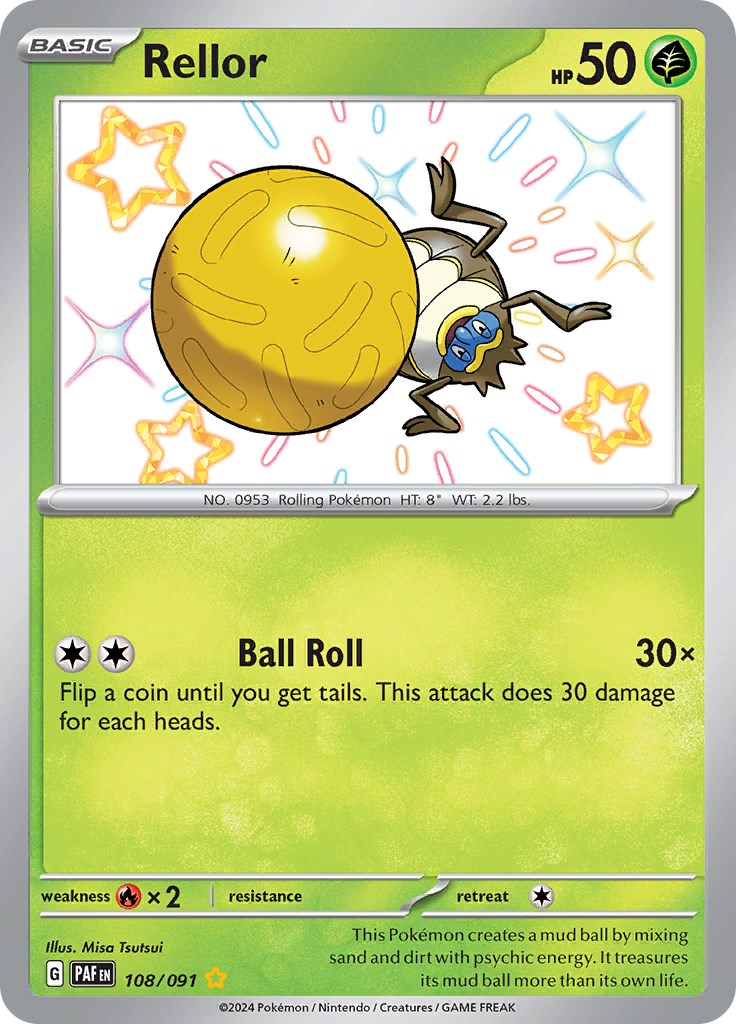 Rellor (108/091) [Scarlet & Violet: Paldean Fates] | Jomio and Rueliete's Cards and Comics
