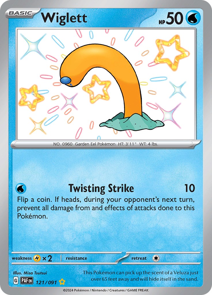 Wiglett (121/091) [Scarlet & Violet: Paldean Fates] | Jomio and Rueliete's Cards and Comics