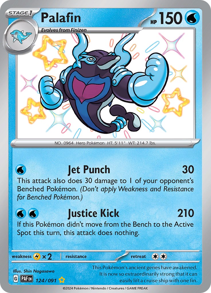 Palafin (124/091) [Scarlet & Violet: Paldean Fates] | Jomio and Rueliete's Cards and Comics