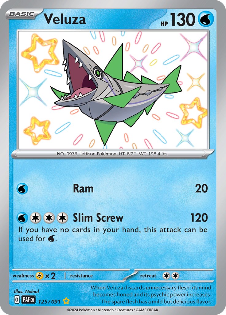 Veluza (125/091) [Scarlet & Violet: Paldean Fates] | Jomio and Rueliete's Cards and Comics