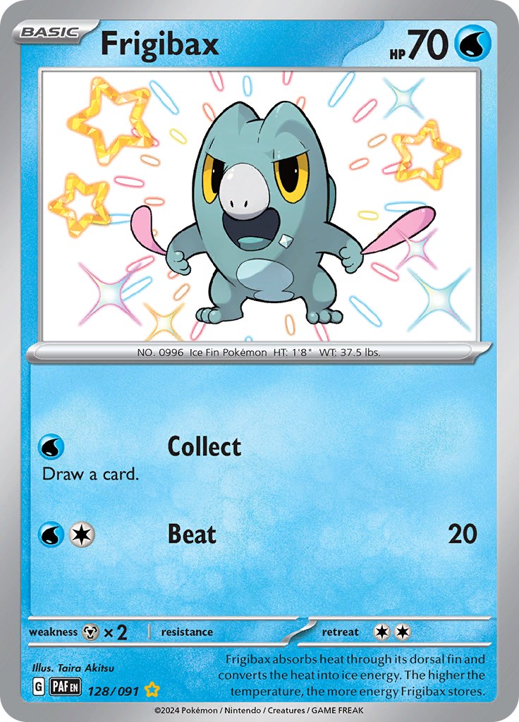 Frigibax (128/091) [Scarlet & Violet: Paldean Fates] | Jomio and Rueliete's Cards and Comics
