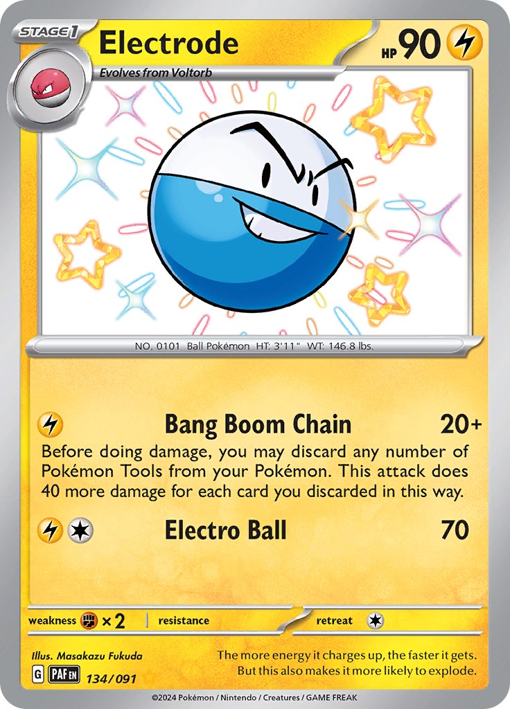 Electrode (134/091) [Scarlet & Violet: Paldean Fates] | Jomio and Rueliete's Cards and Comics