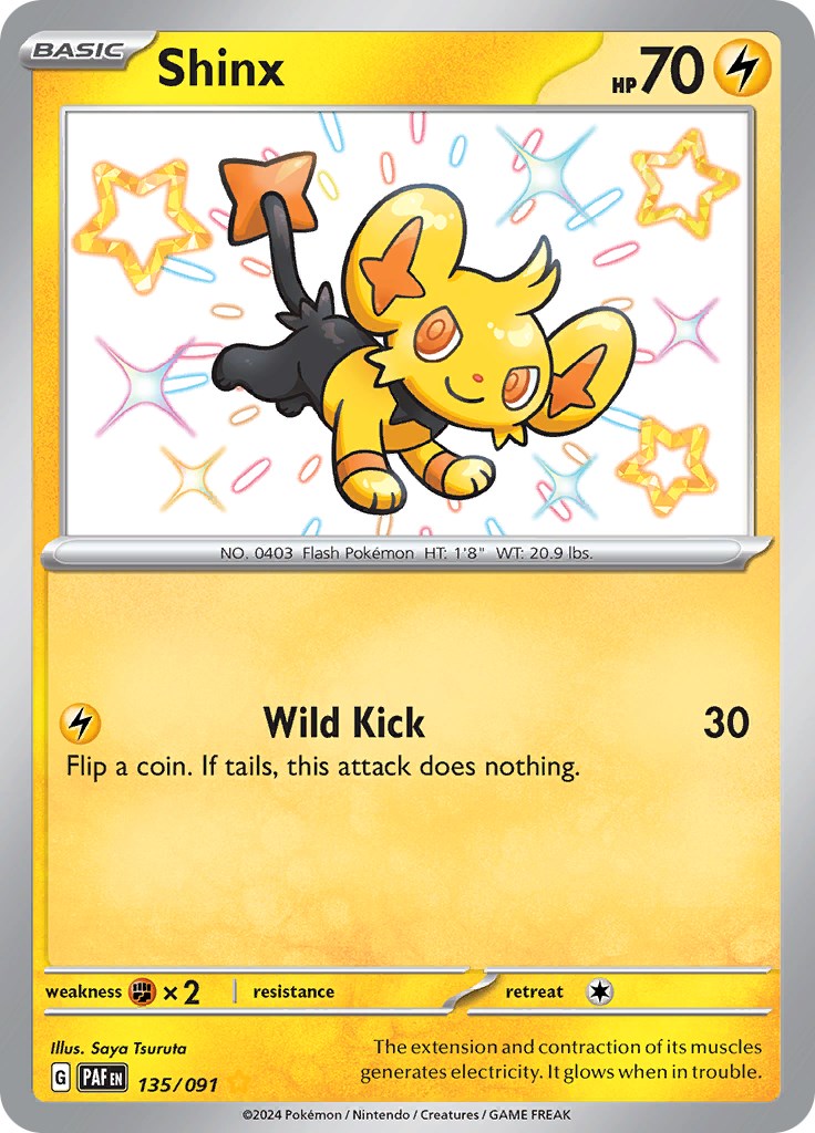 Shinx (135/091) [Scarlet & Violet: Paldean Fates] | Jomio and Rueliete's Cards and Comics