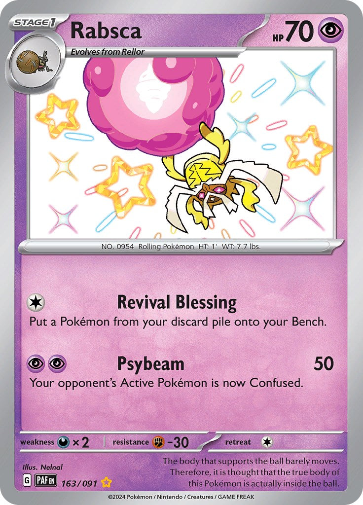 Rabsca (163/091) [Scarlet & Violet: Paldean Fates] | Jomio and Rueliete's Cards and Comics