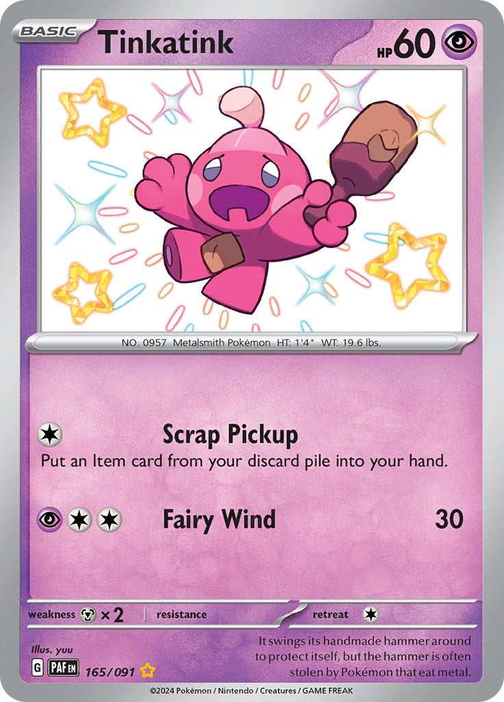 Tinkatink (165/091) [Scarlet & Violet: Paldean Fates] | Jomio and Rueliete's Cards and Comics