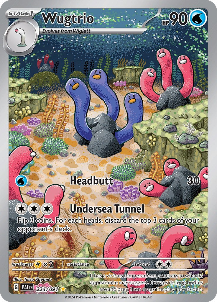 Wugtrio (224/091) [Scarlet & Violet: Paldean Fates] | Jomio and Rueliete's Cards and Comics