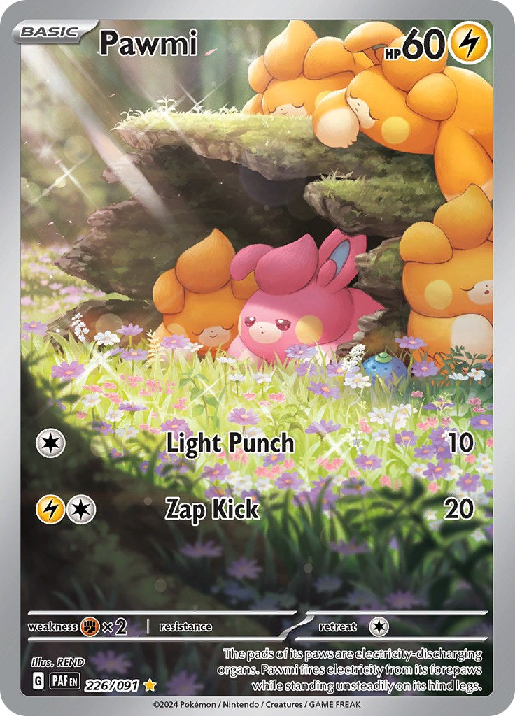 Pawmi (226/091) [Scarlet & Violet: Paldean Fates] | Jomio and Rueliete's Cards and Comics
