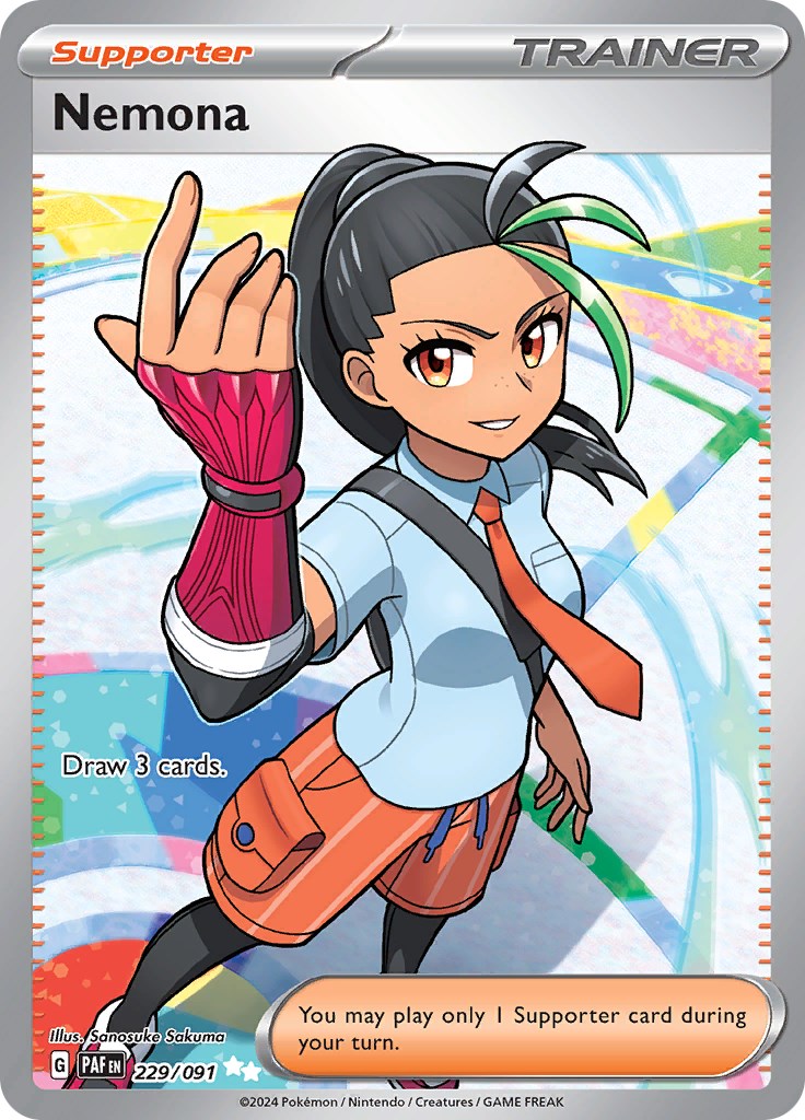 Nemona (229/091) [Scarlet & Violet: Paldean Fates] | Jomio and Rueliete's Cards and Comics