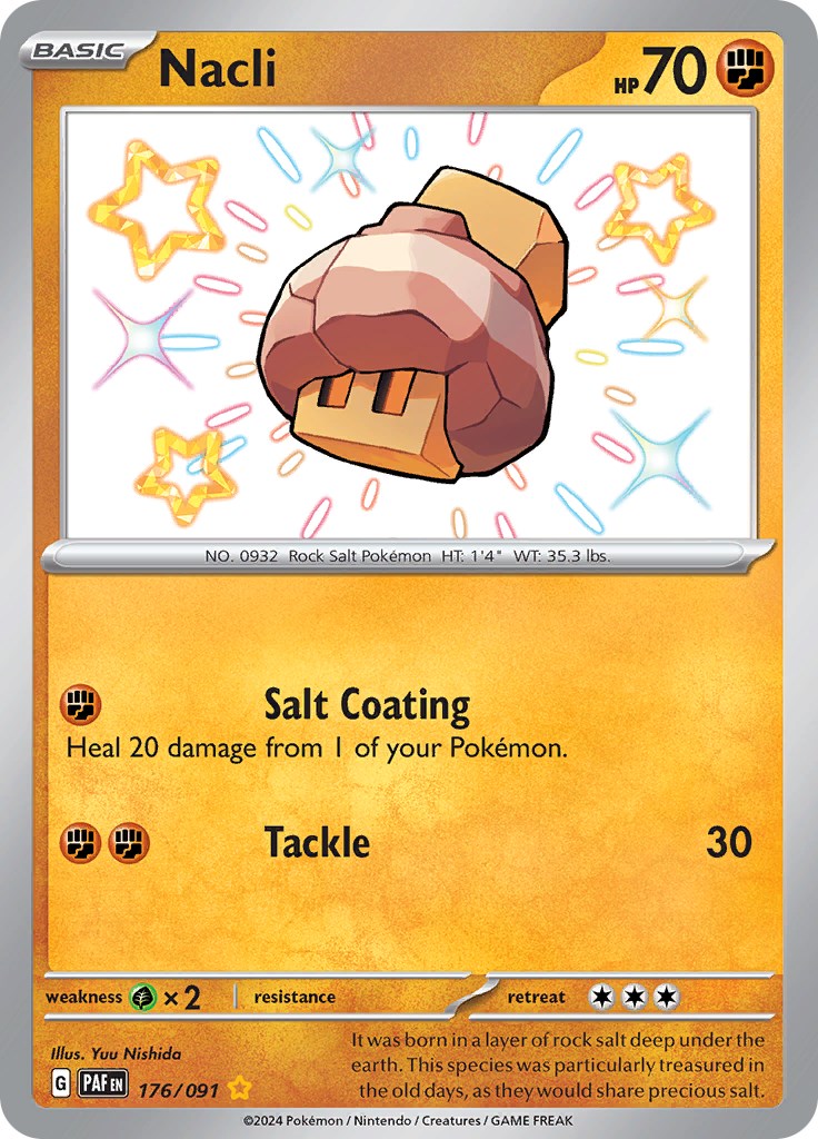 Nacli (176/091) [Scarlet & Violet: Paldean Fates] | Jomio and Rueliete's Cards and Comics