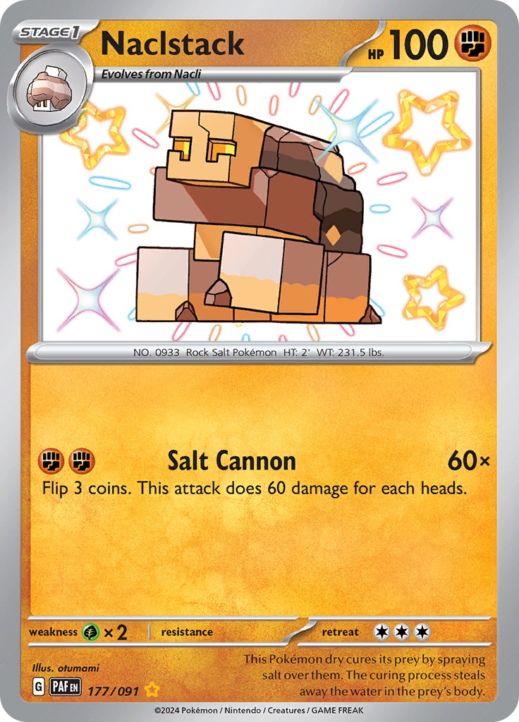 Naclstack (177/091) [Scarlet & Violet: Paldean Fates] | Jomio and Rueliete's Cards and Comics
