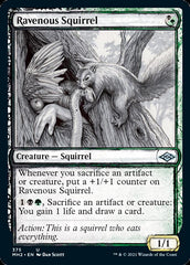 Ravenous Squirrel (Sketch) [Modern Horizons 2] | Jomio and Rueliete's Cards and Comics
