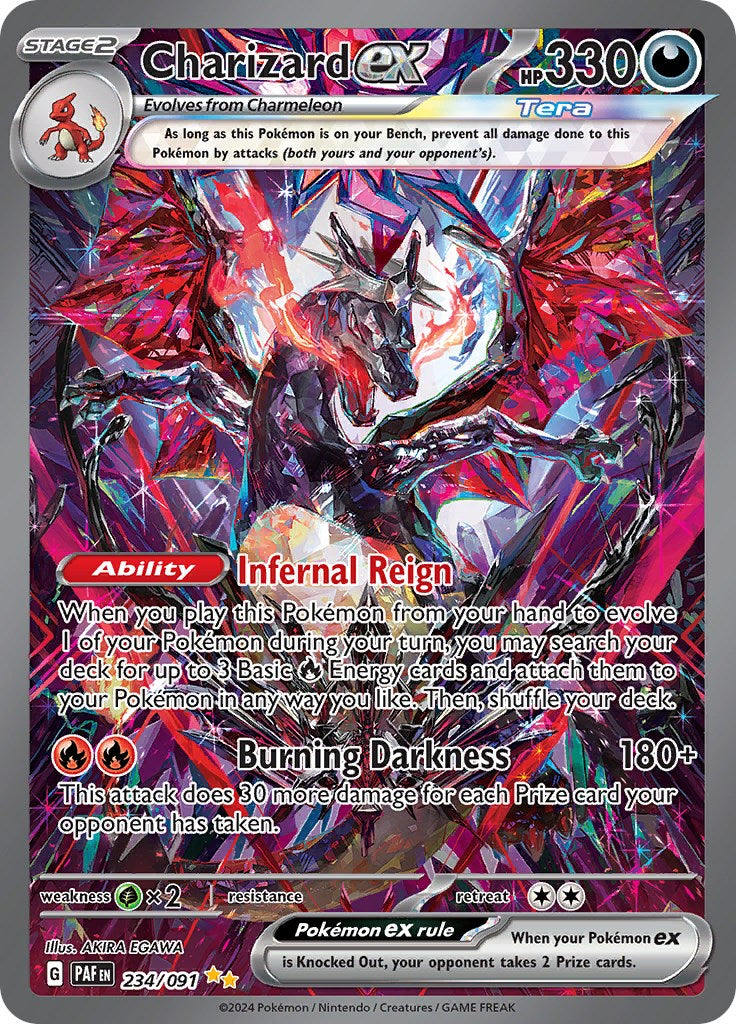 Charizard ex (234/091) [Scarlet & Violet: Paldean Fates] | Jomio and Rueliete's Cards and Comics