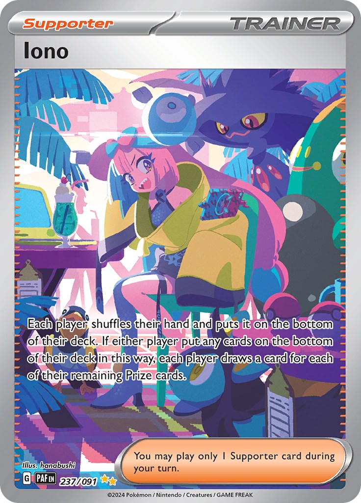 Iono (237/091) [Scarlet & Violet: Paldean Fates] | Jomio and Rueliete's Cards and Comics