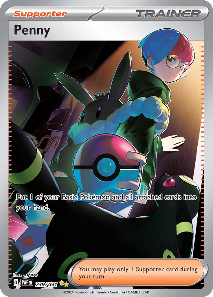 Penny (239/091) [Scarlet & Violet: Paldean Fates] | Jomio and Rueliete's Cards and Comics