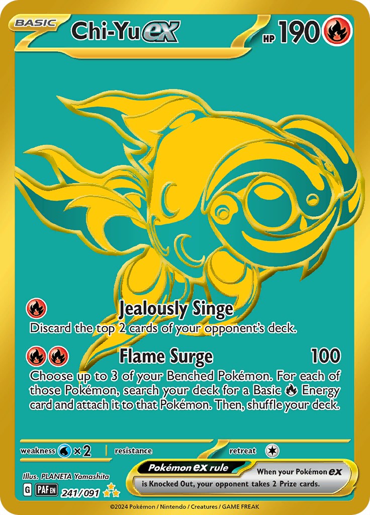 Chi-Yu ex (241/091) [Scarlet & Violet: Paldean Fates] | Jomio and Rueliete's Cards and Comics