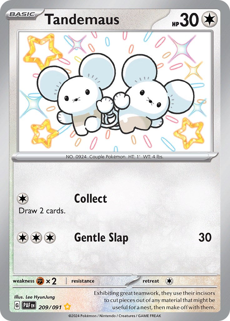 Tandemaus (209/091) [Scarlet & Violet: Paldean Fates] | Jomio and Rueliete's Cards and Comics