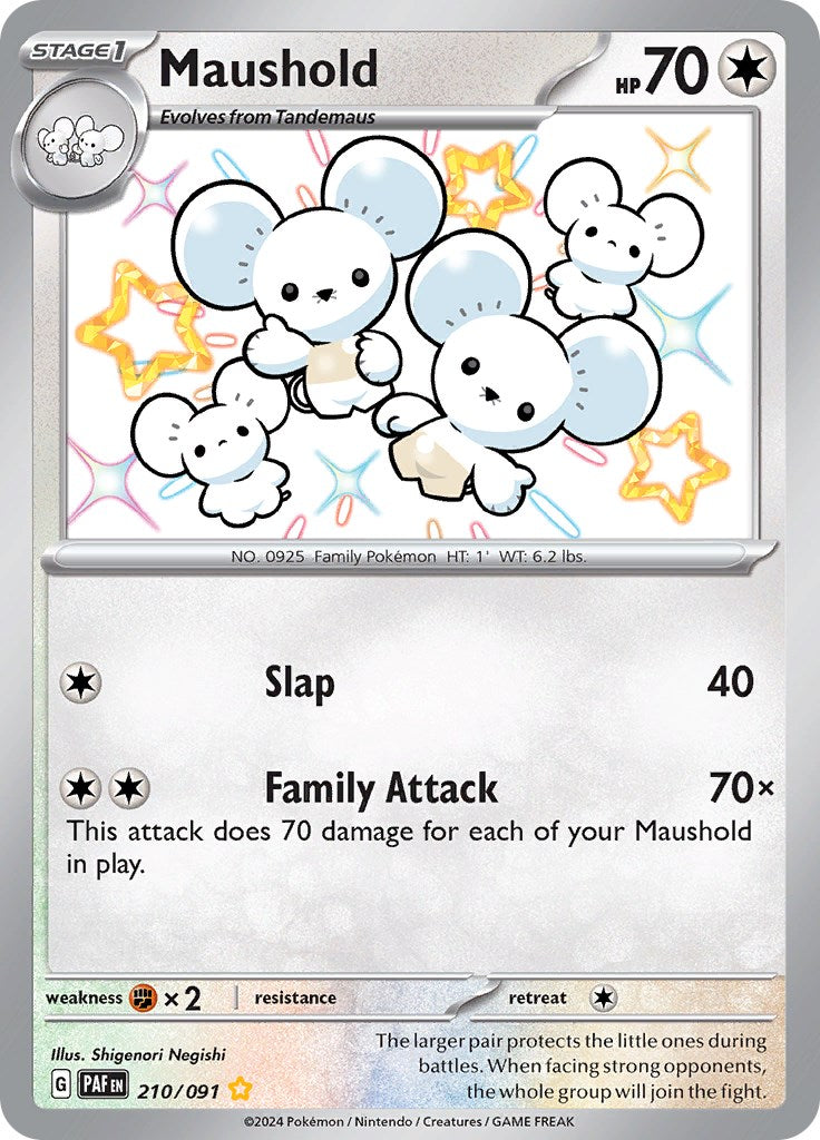 Maushold (210/091) [Scarlet & Violet: Paldean Fates] | Jomio and Rueliete's Cards and Comics