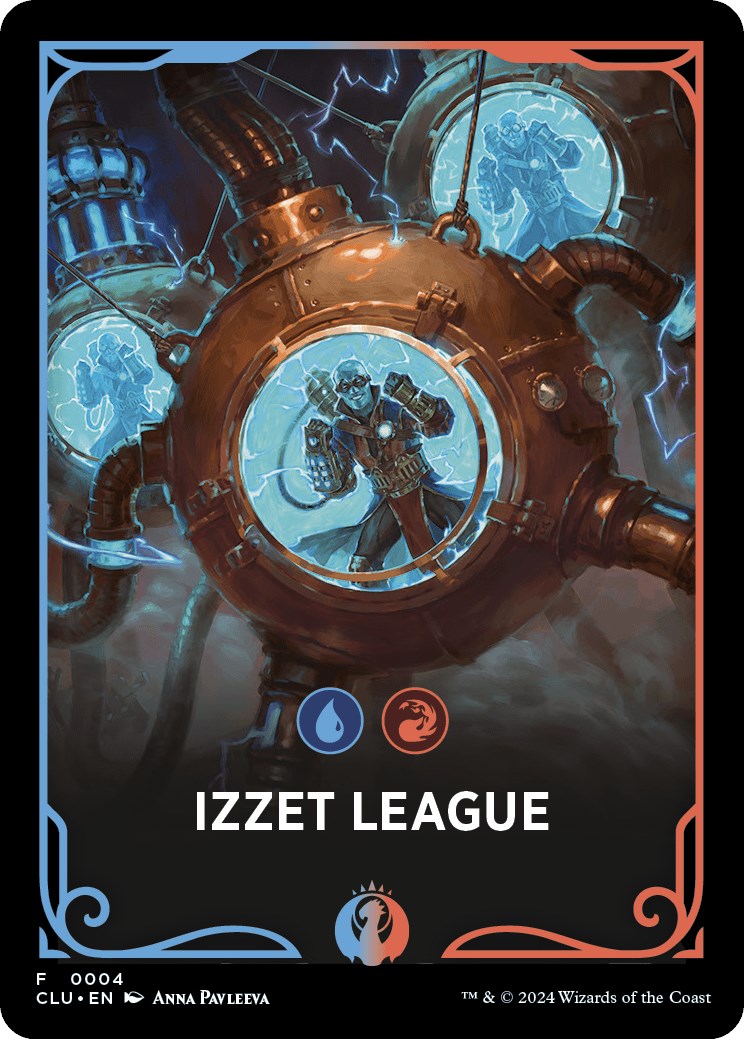 Izzet League Theme Card [Ravnica: Clue Edition Tokens] | Jomio and Rueliete's Cards and Comics