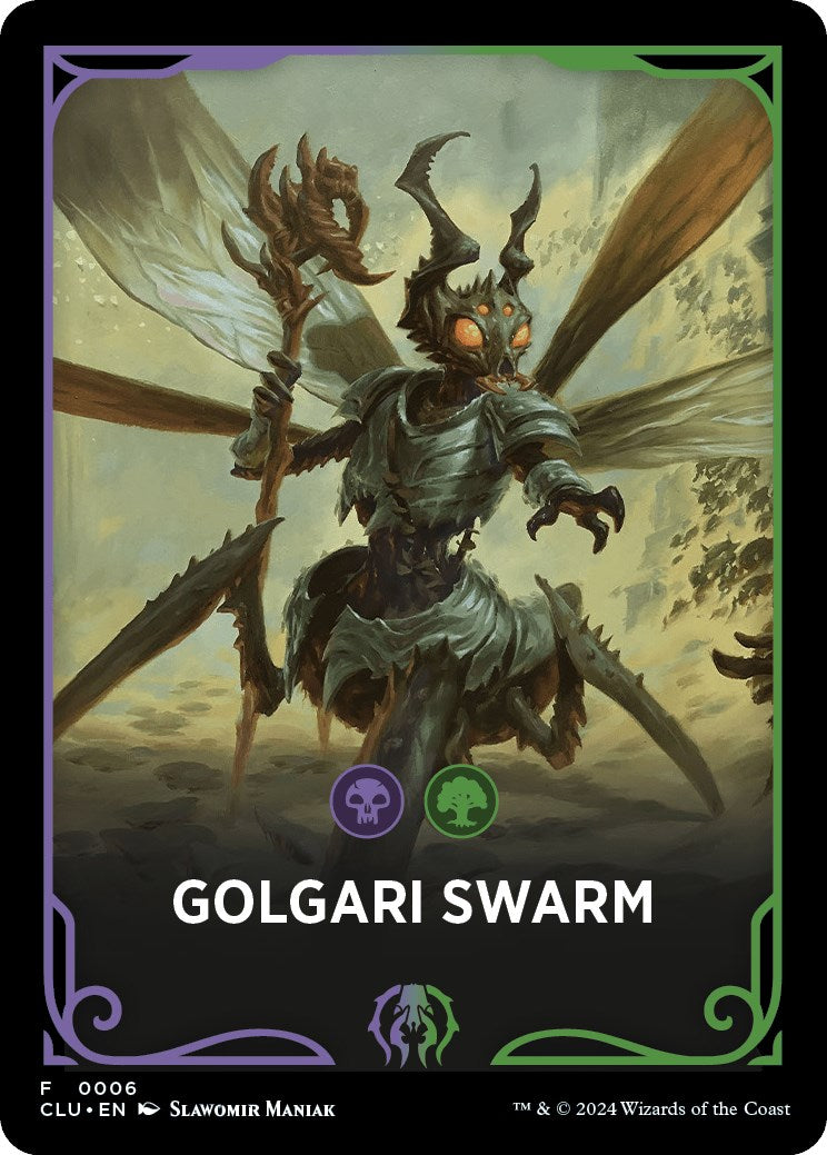 Golgari Swarm Theme Card [Ravnica: Clue Edition Tokens] | Jomio and Rueliete's Cards and Comics