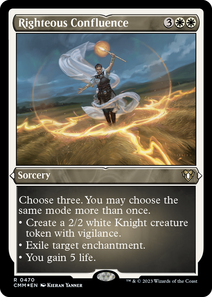 Righteous Confluence (Foil Etched) [Commander Masters] | Jomio and Rueliete's Cards and Comics