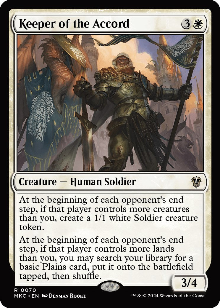 Keeper of the Accord [Murders at Karlov Manor Commander] | Jomio and Rueliete's Cards and Comics