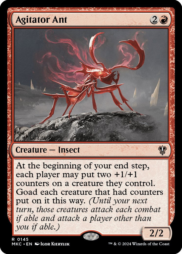 Agitator Ant [Murders at Karlov Manor Commander] | Jomio and Rueliete's Cards and Comics