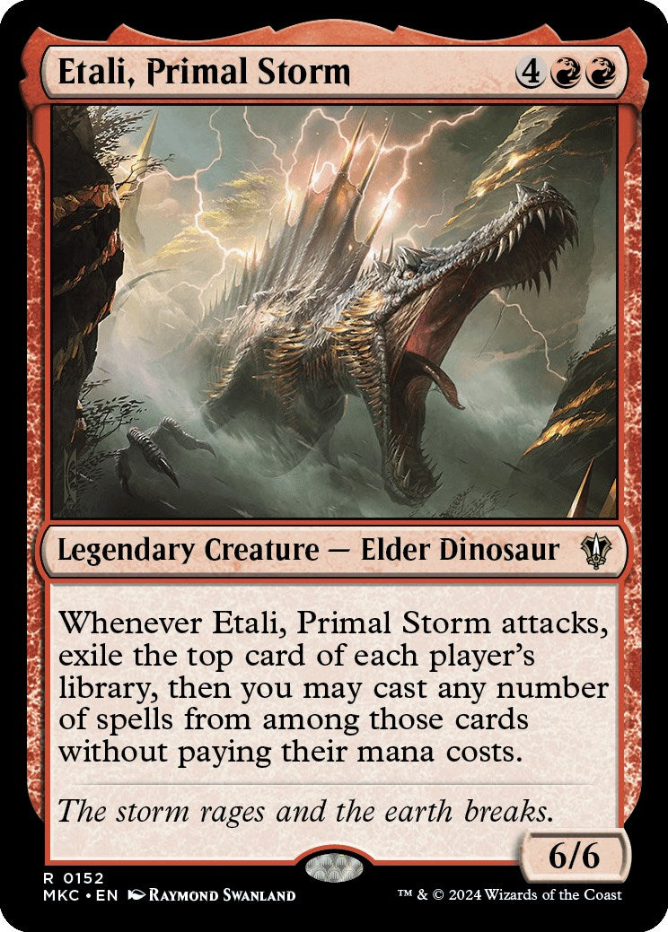 Etali, Primal Storm [Murders at Karlov Manor Commander] | Jomio and Rueliete's Cards and Comics