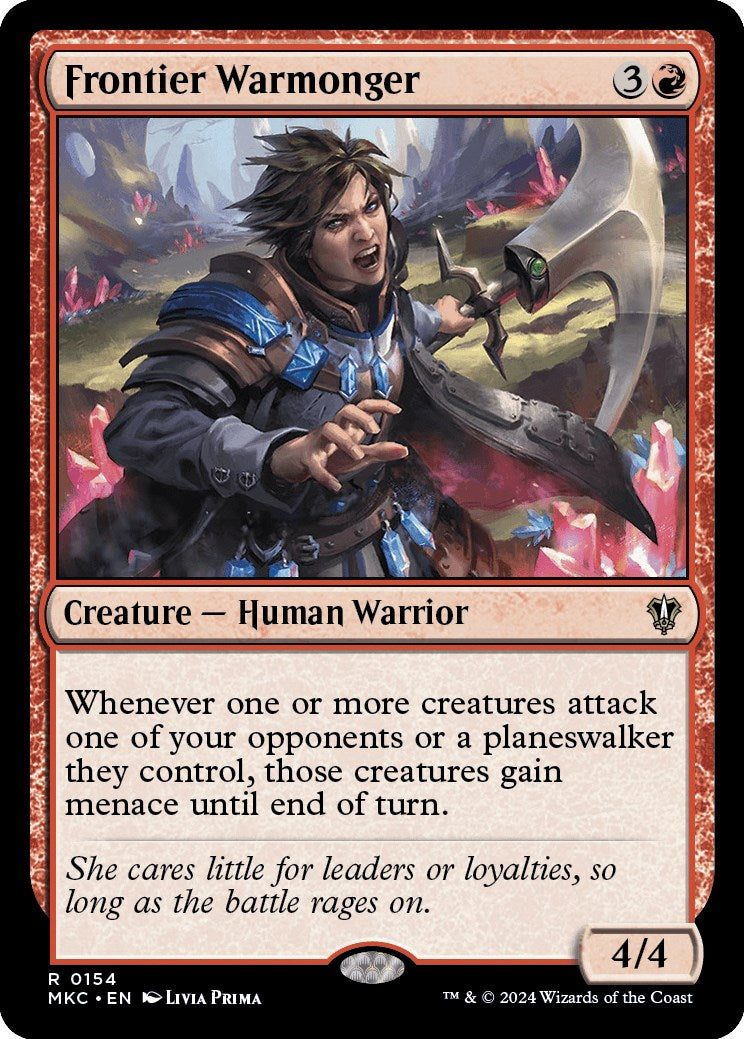 Frontier Warmonger [Murders at Karlov Manor Commander] | Jomio and Rueliete's Cards and Comics