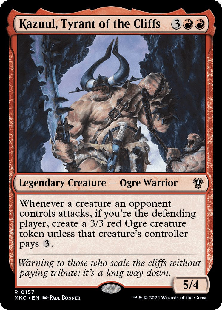 Kazuul, Tyrant of the Cliffs [Murders at Karlov Manor Commander] | Jomio and Rueliete's Cards and Comics