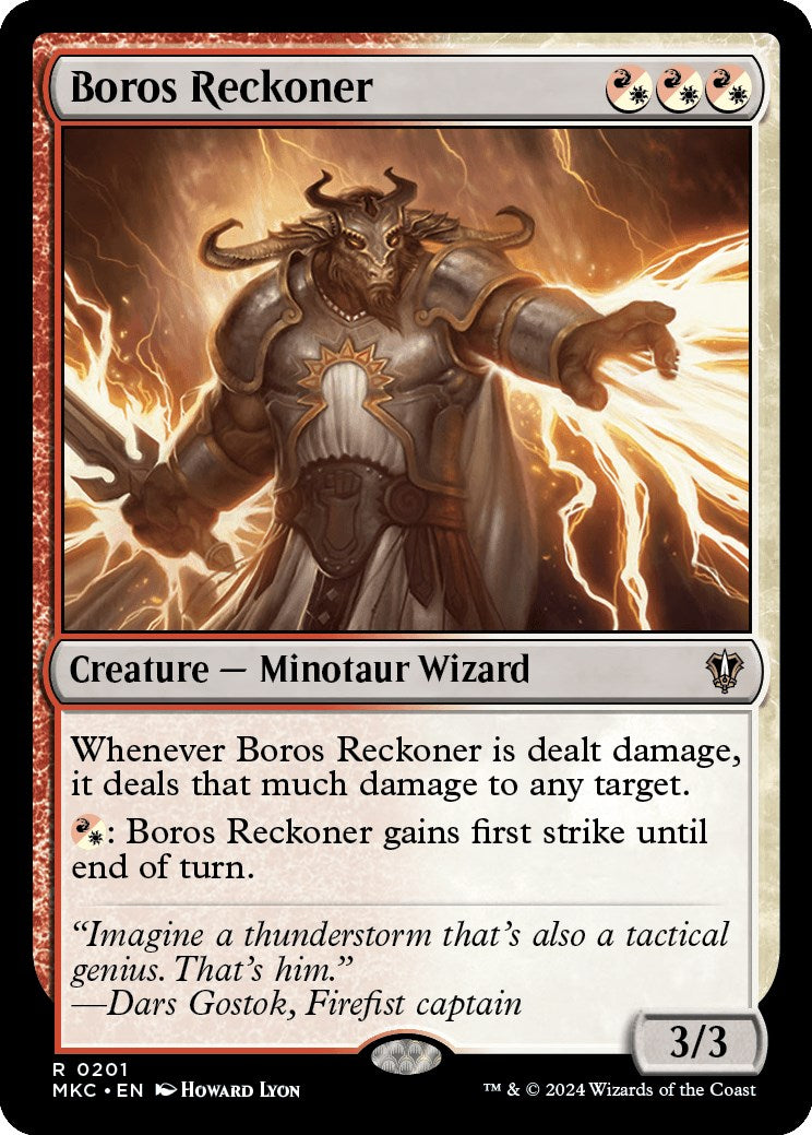 Boros Reckoner [Murders at Karlov Manor Commander] | Jomio and Rueliete's Cards and Comics