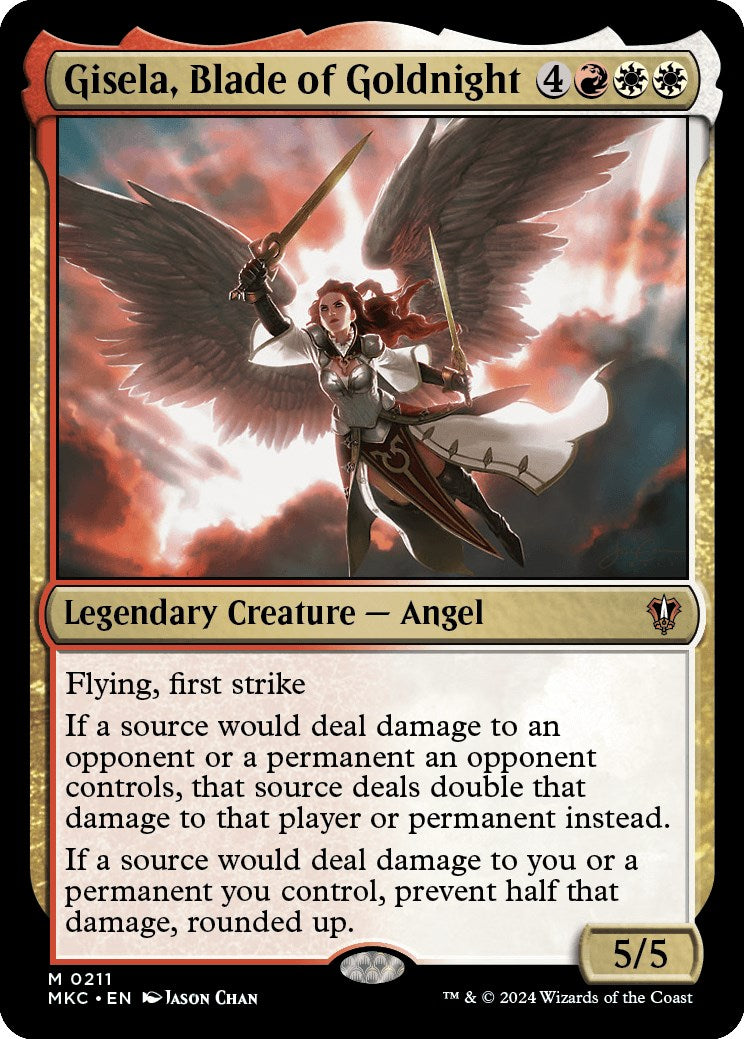 Gisela, Blade of Goldnight [Murders at Karlov Manor Commander] | Jomio and Rueliete's Cards and Comics