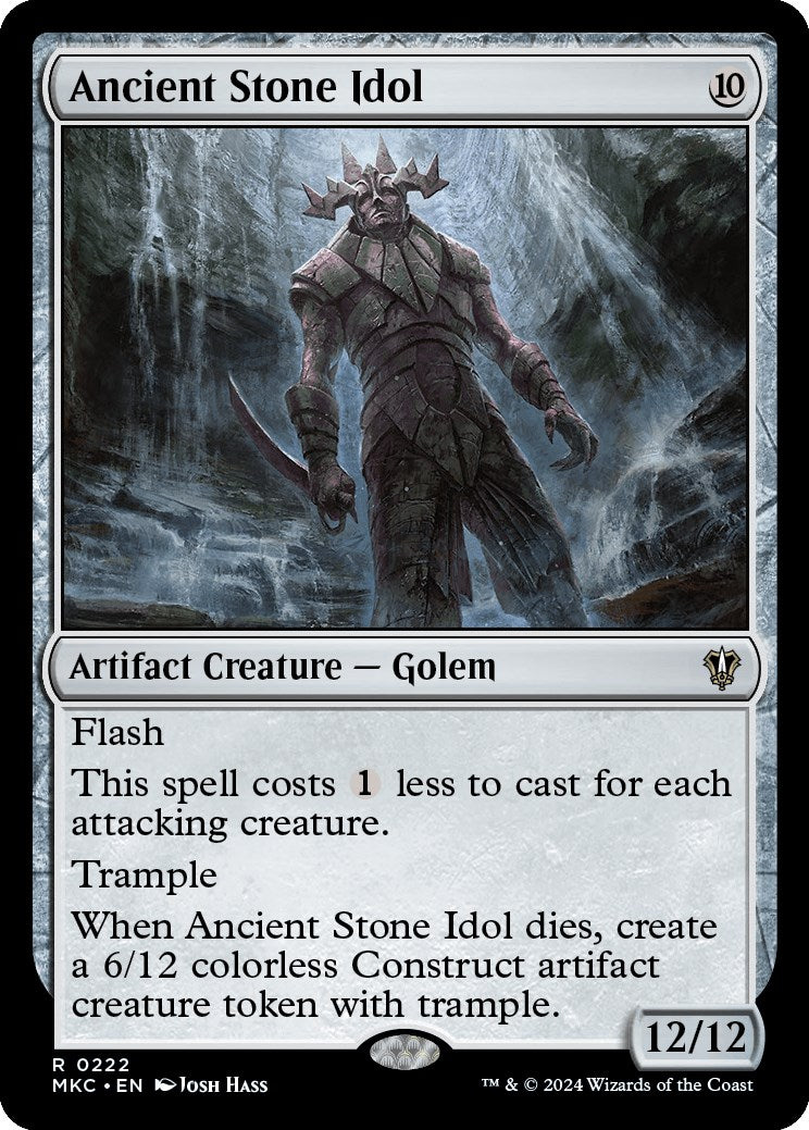 Ancient Stone Idol [Murders at Karlov Manor Commander] | Jomio and Rueliete's Cards and Comics