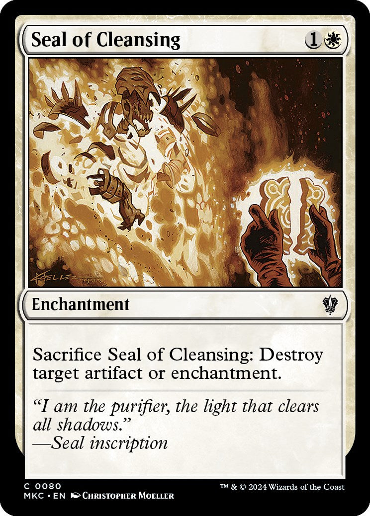 Seal of Cleansing [Murders at Karlov Manor Commander] | Jomio and Rueliete's Cards and Comics