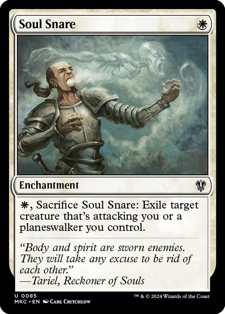 Soul Snare [Murders at Karlov Manor Commander] | Jomio and Rueliete's Cards and Comics