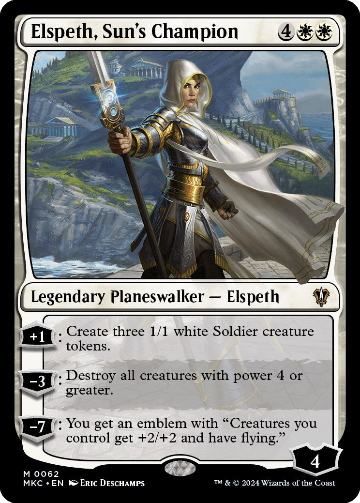 Elspeth, Sun's Champion [Murders at Karlov Manor Commander] | Jomio and Rueliete's Cards and Comics