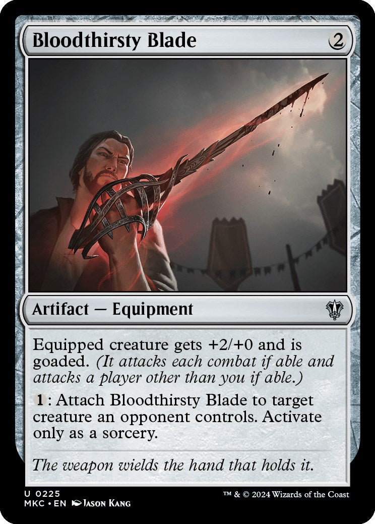 Bloodthirsty Blade [Murders at Karlov Manor Commander] | Jomio and Rueliete's Cards and Comics