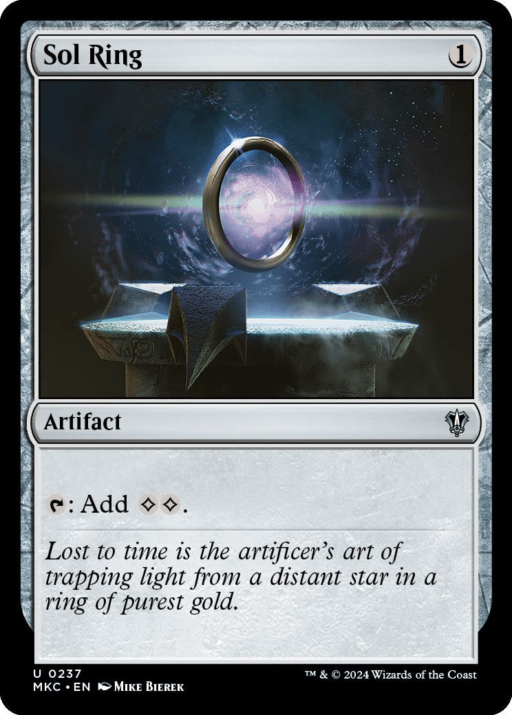 Sol Ring [Murders at Karlov Manor Commander] | Jomio and Rueliete's Cards and Comics
