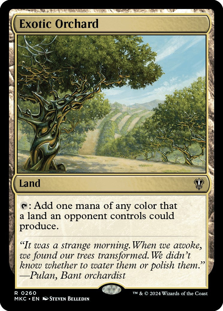 Exotic Orchard [Murders at Karlov Manor Commander] | Jomio and Rueliete's Cards and Comics