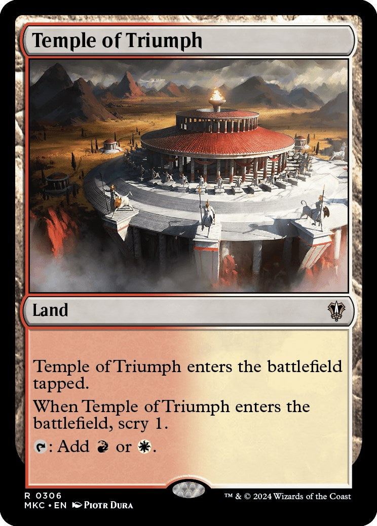 Temple of Triumph [Murders at Karlov Manor Commander] | Jomio and Rueliete's Cards and Comics