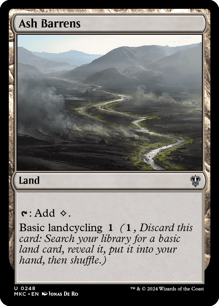 Ash Barrens [Murders at Karlov Manor Commander] | Jomio and Rueliete's Cards and Comics