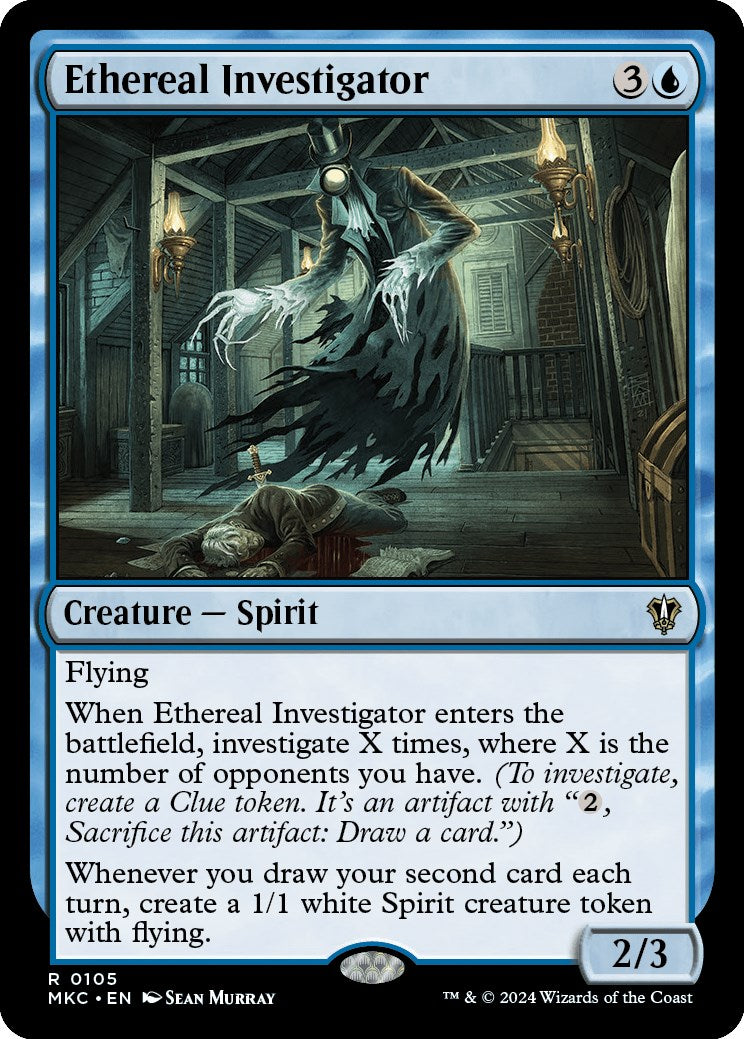 Ethereal Investigator [Murders at Karlov Manor Commander] | Jomio and Rueliete's Cards and Comics